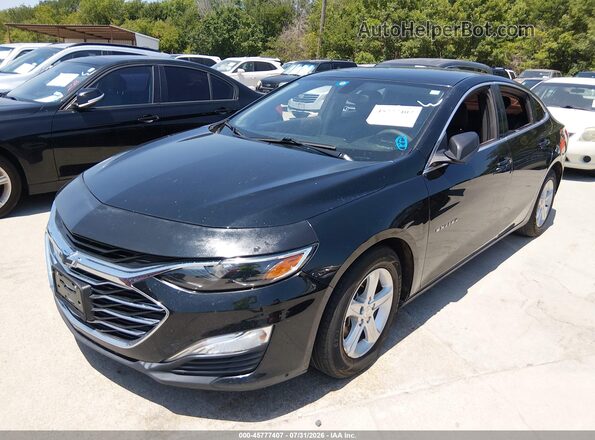 1G1ZB5ST2KF213076 2019 CHEVROLET MALIBU Черный Передняя левая четверть