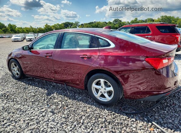 1G1ZB5ST3GF204474 2016 CHEVROLET MALIBU Red Задня ліва чверть