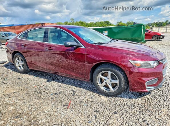 1G1ZB5ST3GF204474 2016 CHEVROLET MALIBU Red Передня права чверть