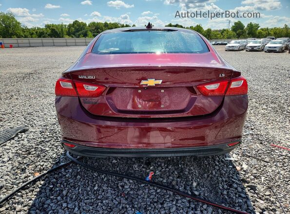 1G1ZB5ST3GF204474 2016 CHEVROLET MALIBU Red Вид ззаду