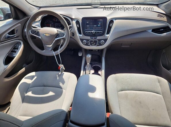 1G1ZB5ST3GF204474 2016 CHEVROLET MALIBU Red Вид панелі приладів