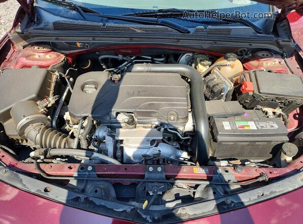 1G1ZB5ST3GF204474 2016 CHEVROLET MALIBU Red Вид задньої частини салону