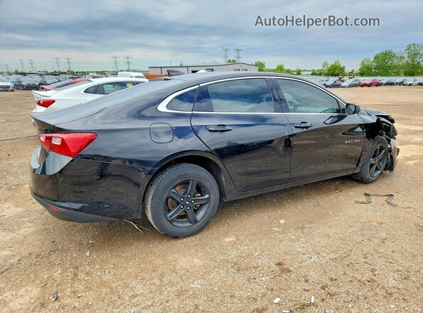 1G1ZB5ST3KF227293 2019 CHEVROLET MALIBU Черный Задняя правая четверть