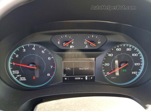 1G1ZB5ST3LF015463 2020 CHEVROLET MALIBU Blue Widok zestawu wskaźników
