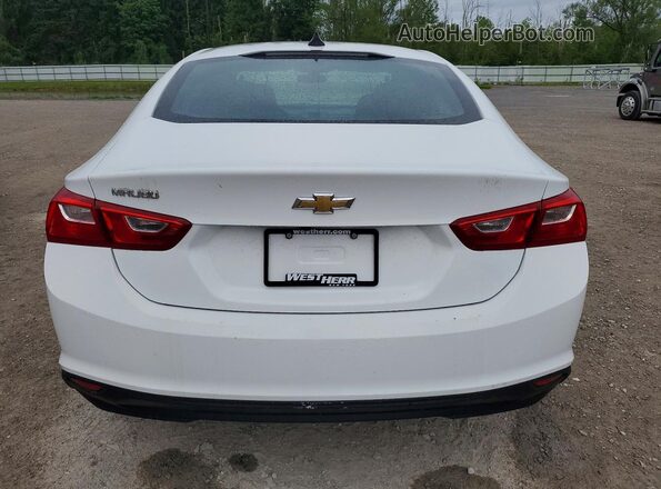 1G1ZB5ST3NF206173 2022 CHEVROLET MALIBU White Widok z tyłu