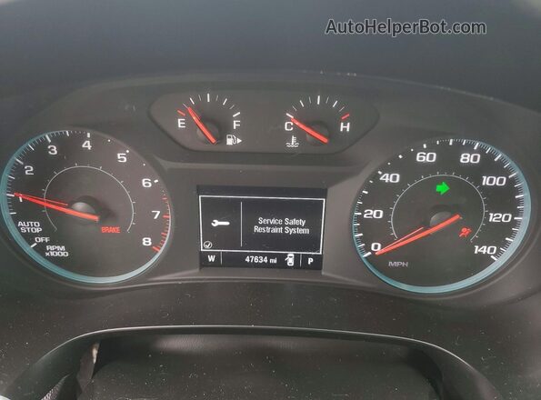 1G1ZB5ST3NF206173 2022 CHEVROLET MALIBU White Widok zestawu wskaźników