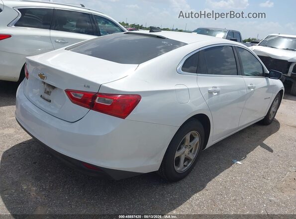 1G1ZB5ST4GF280320 2016 CHEVROLET MALIBU White Trasero derecho