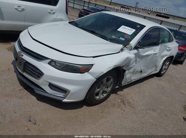1G1ZB5ST4GF280320 2016 CHEVROLET MALIBU White Vista tres cuartos delantera izquierda