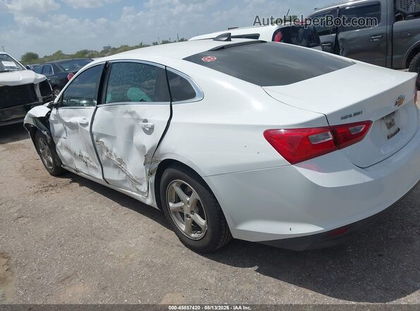 1G1ZB5ST4GF280320 2016 CHEVROLET MALIBU White Trasero izquierdo