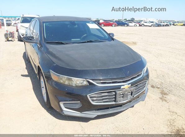 1G1ZB5ST4GF341228 2016 CHEVROLET MALIBU Black Widok z przodu
