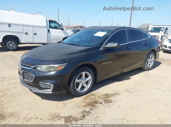 1G1ZB5ST4GF341228 2016 CHEVROLET MALIBU Black Przód lewy