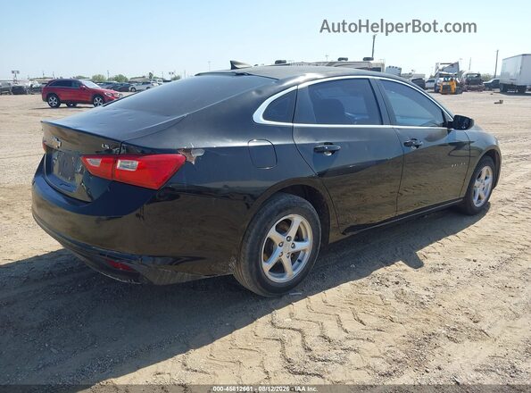 1G1ZB5ST4GF341228 2016 CHEVROLET MALIBU Black Tył prawy