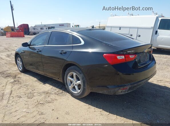 1G1ZB5ST4GF341228 2016 CHEVROLET MALIBU Black Tył lewy