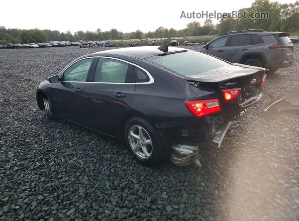 1G1ZB5ST4HF282683 2017 CHEVROLET MALIBU Black Trasero izquierdo