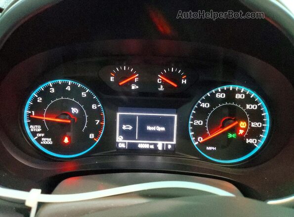 1G1ZB5ST4HF282683 2017 CHEVROLET MALIBU Black Vista del cuadro de instrumentos
