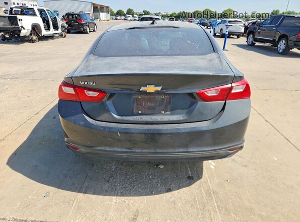 1G1ZB5ST4JF117142 2018 CHEVROLET MALIBU Черный Вид сзади