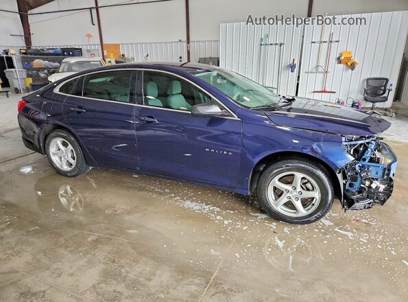 1G1ZB5ST4JF133986 2018 CHEVROLET MALIBU Синий Передняя правая четверть