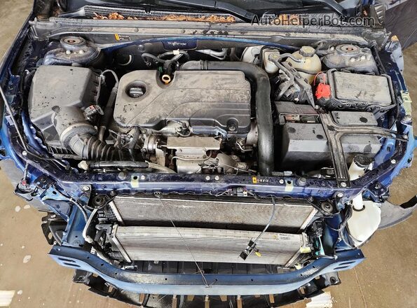 1G1ZB5ST4JF133986 2018 CHEVROLET MALIBU Синий Вид задней части салона