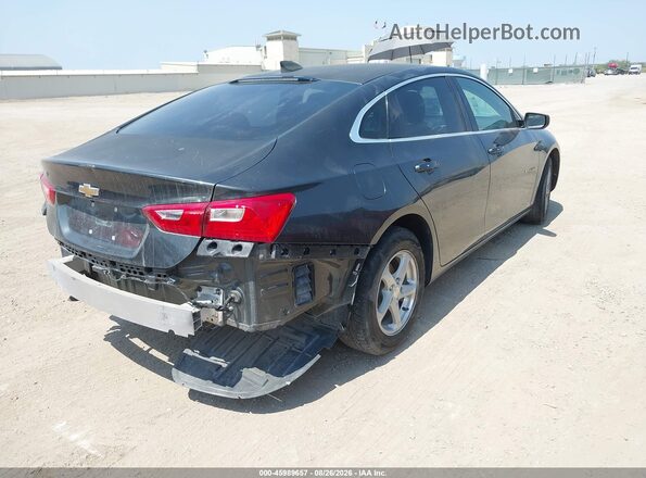 1G1ZB5ST4JF147774 2018 CHEVROLET MALIBU Серый Задняя правая четверть
