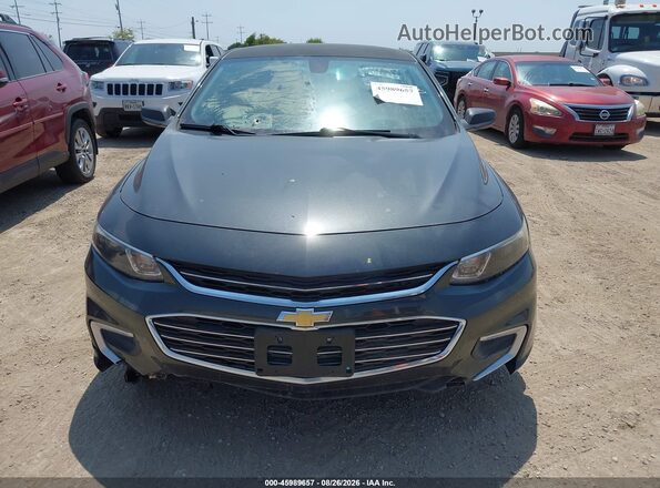 1G1ZB5ST4JF147774 2018 CHEVROLET MALIBU Серый Вид панели приборов