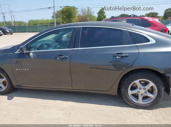 1G1ZB5ST4JF147774 2018 CHEVROLET MALIBU Серый Вид задней части салона