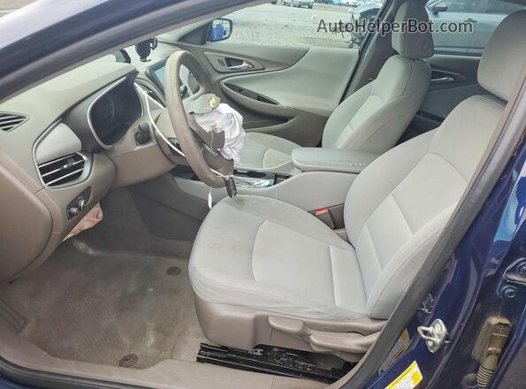 1G1ZB5ST4JF222280 2018 CHEVROLET MALIBU Синий Вид салона спереди