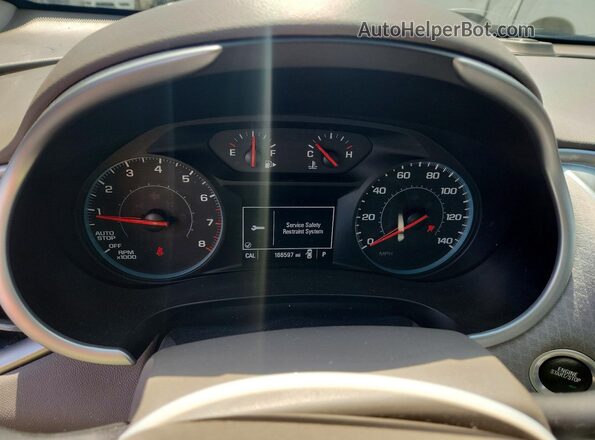 1G1ZB5ST4JF222280 2018 CHEVROLET MALIBU Синий Вид щитка приборов