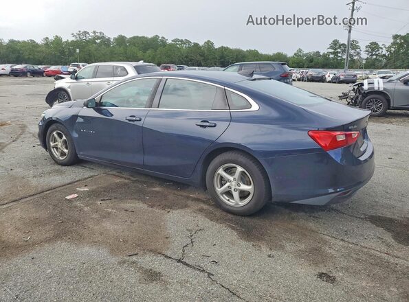 1G1ZB5ST4JF222280 2018 CHEVROLET MALIBU Синий Задняя левая четверть