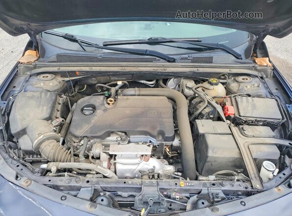 1G1ZB5ST4JF222280 2018 CHEVROLET MALIBU Синий Вид задней части салона