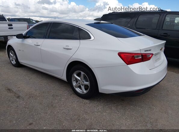 1G1ZB5ST4JF270510 2018 CHEVROLET MALIBU White Tył lewy