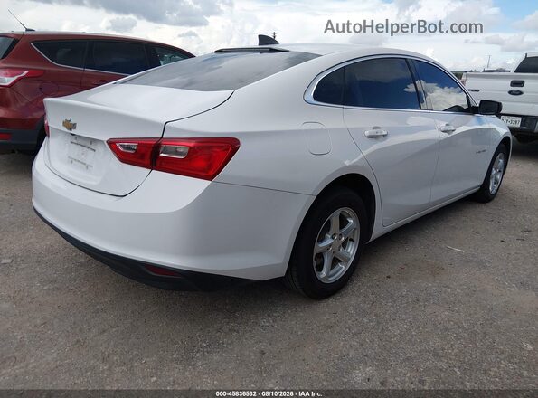 1G1ZB5ST4JF270510 2018 CHEVROLET MALIBU White Tył prawy