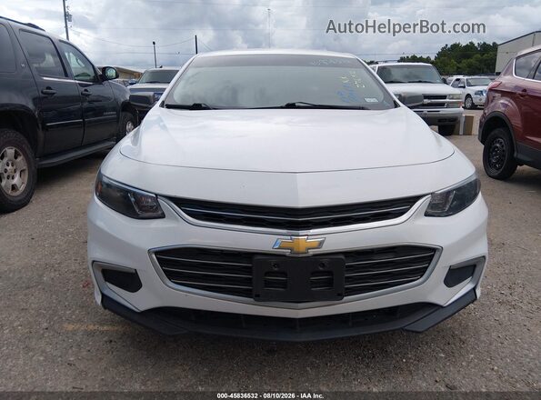1G1ZB5ST4JF270510 2018 CHEVROLET MALIBU White Widok zestawu wskaźników