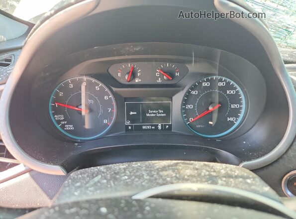 1G1ZB5ST4KF225424 2019 CHEVROLET MALIBU Silver Instrument cluster view