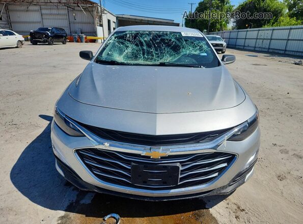1G1ZB5ST4KF225424 2019 CHEVROLET MALIBU Silver Front view