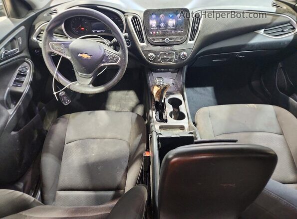 1G1ZB5ST4LF010689 2020 CHEVROLET MALIBU Black Widok zestawu wskaźników