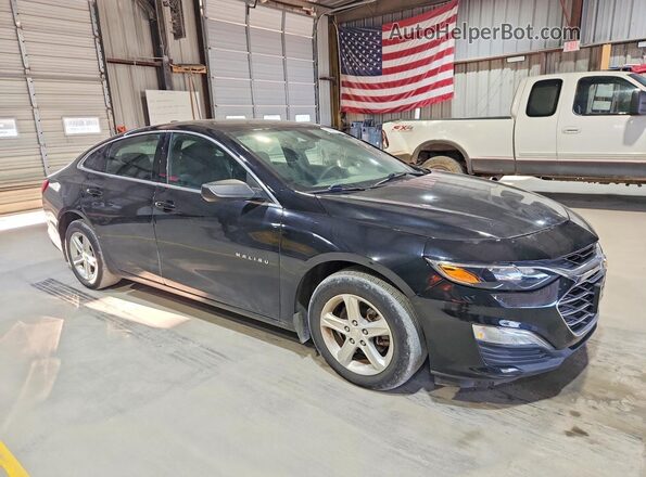 1G1ZB5ST4LF010689 2020 CHEVROLET MALIBU Black Widok z przodu