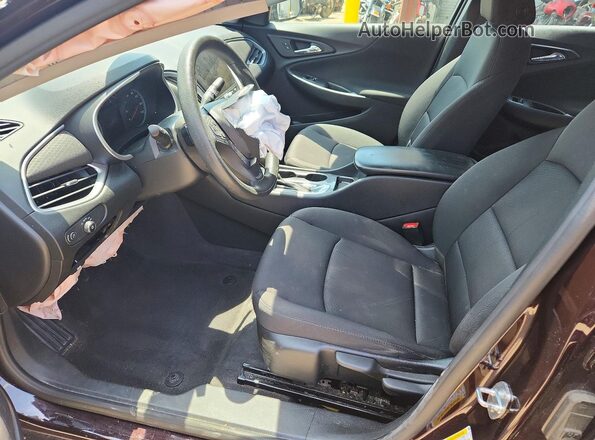 1G1ZB5ST4LF114986 2020 CHEVROLET MALIBU Burgundy წინა სალონის ხედი