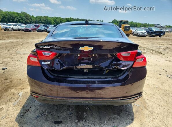 1G1ZB5ST4LF114986 2020 CHEVROLET MALIBU Burgundy უკანა ხედი
