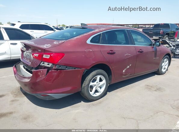 1G1ZB5ST5GF266538 2016 CHEVROLET MALIBU Red Հետևի աջ
