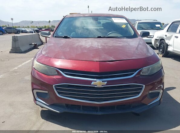 1G1ZB5ST5GF266538 2016 CHEVROLET MALIBU Red Սարքավորումների վահանակի տեսք