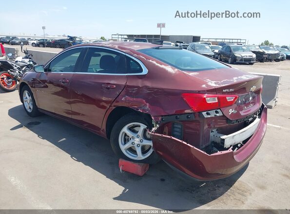 1G1ZB5ST5GF266538 2016 CHEVROLET MALIBU Red Հետևի ձախ