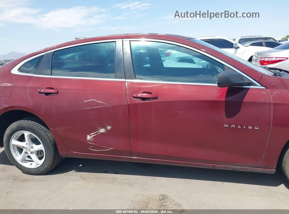 1G1ZB5ST5GF266538 2016 CHEVROLET MALIBU Red Սալոնի հետևի տեսք