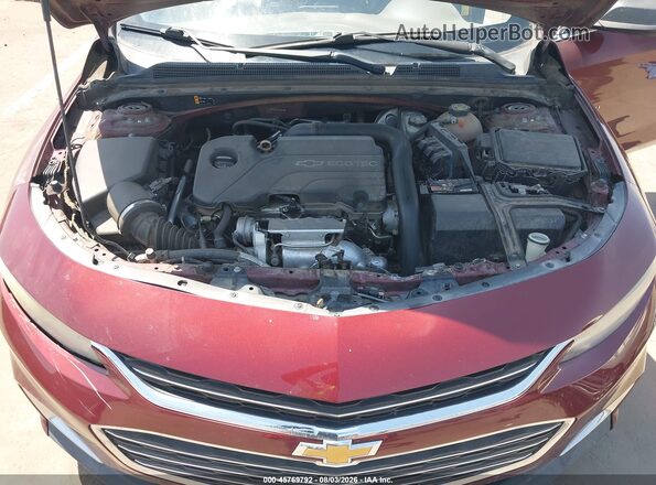 1G1ZB5ST5GF266538 2016 CHEVROLET MALIBU Red Հետևի տեսք
