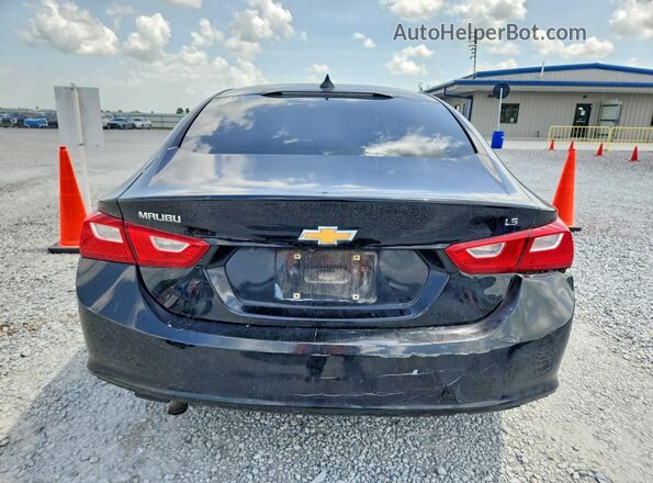 1G1ZB5ST5GF302227 2016 CHEVROLET MALIBU Black Հետևի տեսք