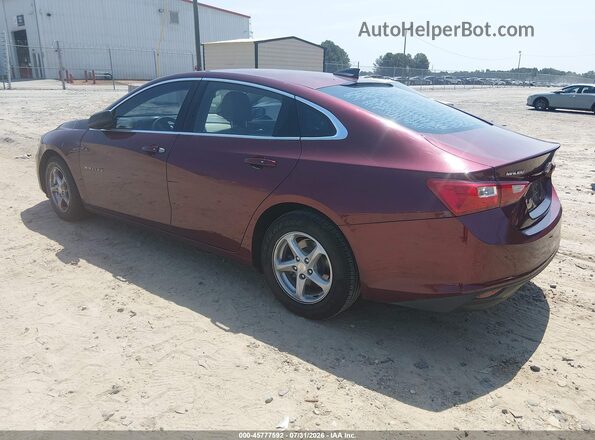 1G1ZB5ST5GF328486 2016 CHEVROLET MALIBU Burgundy უკანა მარცხენა