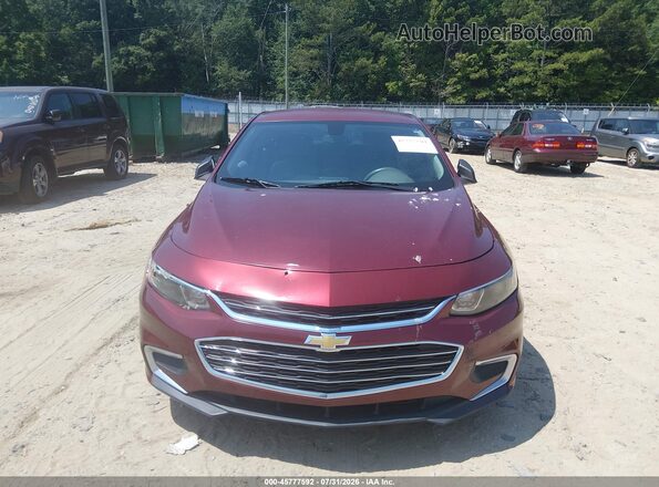 1G1ZB5ST5GF328486 2016 CHEVROLET MALIBU Burgundy წინა ხედი