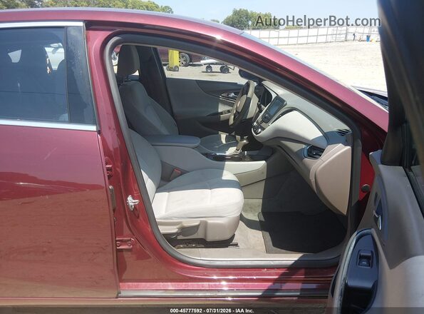 1G1ZB5ST5GF328486 2016 CHEVROLET MALIBU Burgundy წინა სალონის ხედი