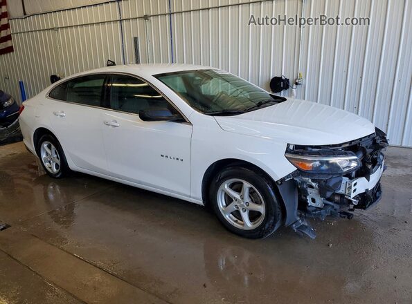 1G1ZB5ST5HF106774 2017 CHEVROLET MALIBU Белый Передняя правая четверть