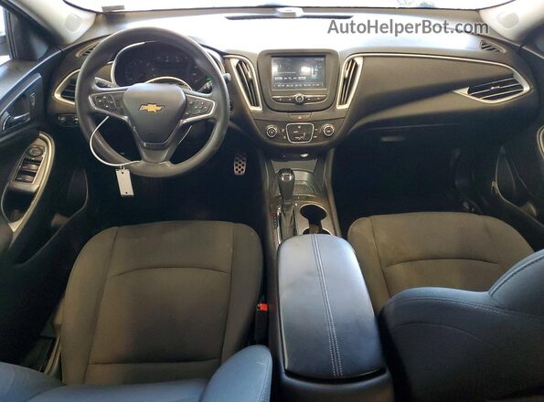 1G1ZB5ST5HF106774 2017 CHEVROLET MALIBU Белый Вид панели приборов
