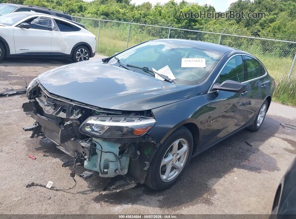 1G1ZB5ST5HF208771 2017 CHEVROLET MALIBU Gray წინა მარცხენა ხედი სამი მეოთხედიდან